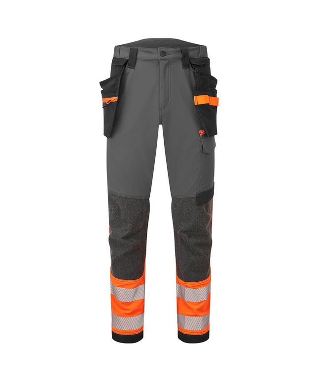 Pantaloni de lucru cu benzi reflectorizante Portwest EV442, 92% nylon, 8% elastan, 230 gr/mp-APROV GALBEN 29.03