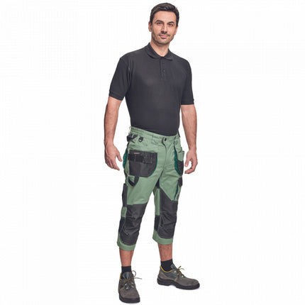Pantaloni de lucru in talie 3/4 Cerva DAYBORO, 62% bumbac, 35% poliester, 3% elastan, 260 gr/mp