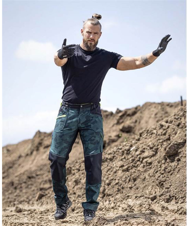 Pantaloni de lucru in talie Ardon CREATRON CAMO, 98% bumbac, 2% elastan, 250 gr/mp