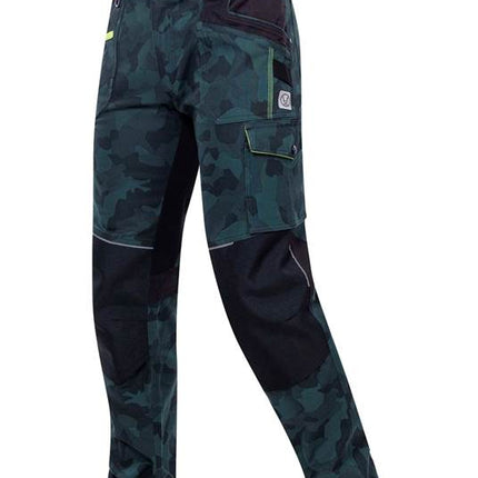 Pantaloni de lucru in talie Ardon CREATRON CAMO, 98% bumbac, 2% elastan, 250 gr/mp