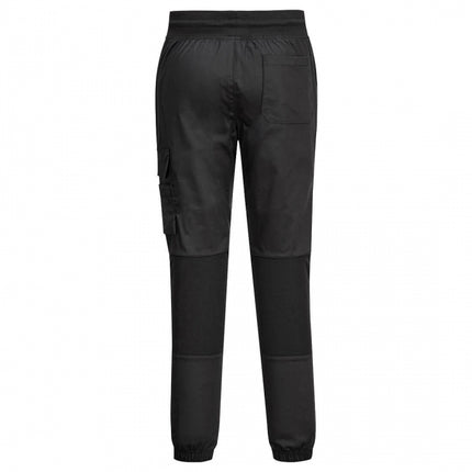 Pantaloni de lucru in talie bucatar Portwest C074, 65% poliester, 33% bumbac, 2% elastan, 190 gr/mp