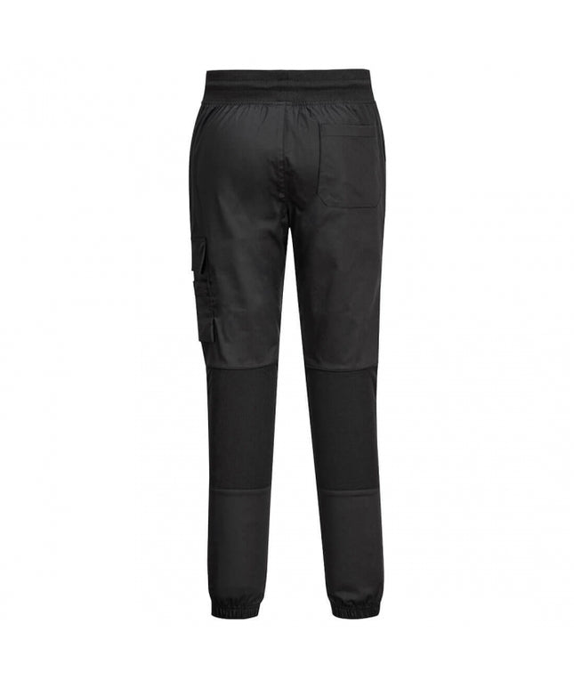Pantaloni de lucru in talie bucatar Portwest C074, 65% poliester, 33% bumbac, 2% elastan, 190 gr/mp