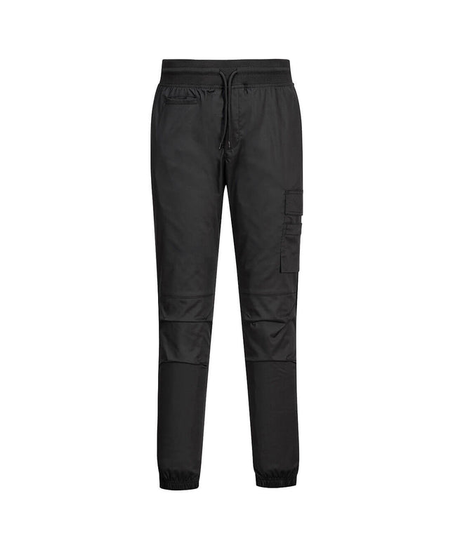 Pantaloni de lucru in talie bucatar Portwest C074, 65% poliester, 33% bumbac, 2% elastan, 190 gr/mp