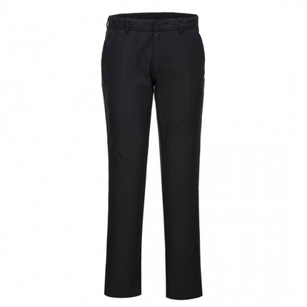 Pantaloni de lucru in talie dama Portwest CHINO SLIM S235, 98% bumbac, 2% elastan, 255g
