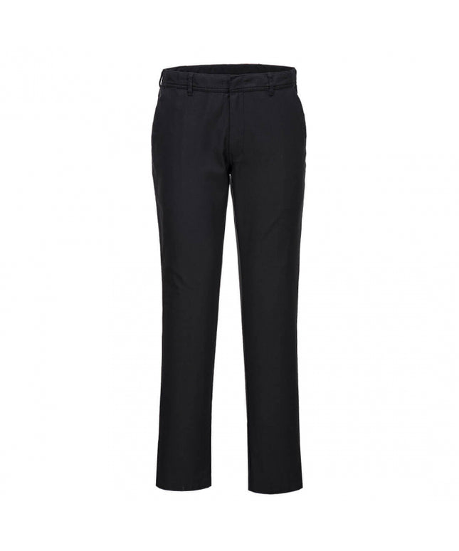 Pantaloni de lucru in talie dama Portwest CHINO SLIM S235, 98% bumbac, 2% elastan, 255g