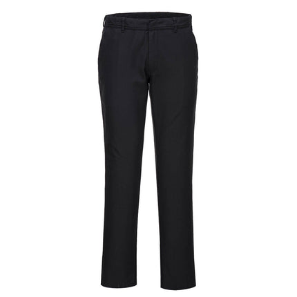 Pantaloni de lucru in talie dama Portwest CHINO SLIM S235, 98% bumbac, 2% elastan, 255g