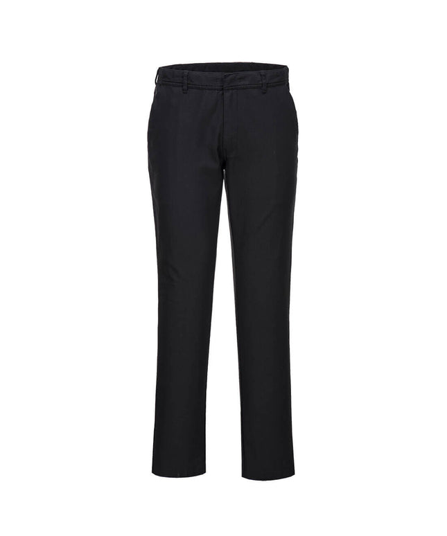 Pantaloni de lucru in talie dama Portwest CHINO SLIM S235, 98% bumbac, 2% elastan, 255g