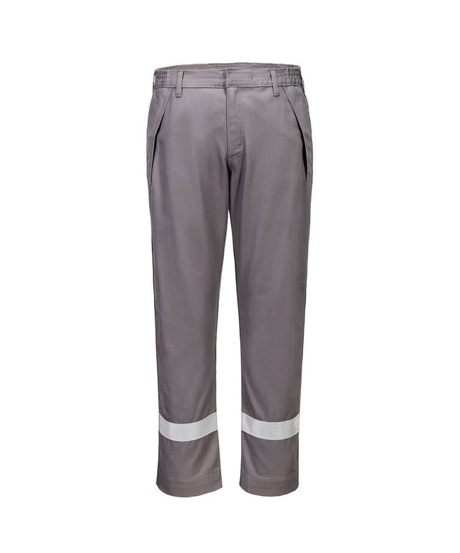 Pantaloni de lucru in talie Portwest FR417 Chemical Resistant, 99% bumbac, 1% fibra de carbon, 280 gr/mp