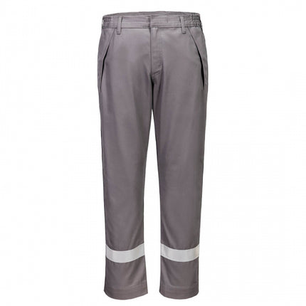 Pantaloni de lucru in talie Portwest FR417 Chemical Resistant, 99% bumbac, 1% fibra de carbon, 280 gr/mp