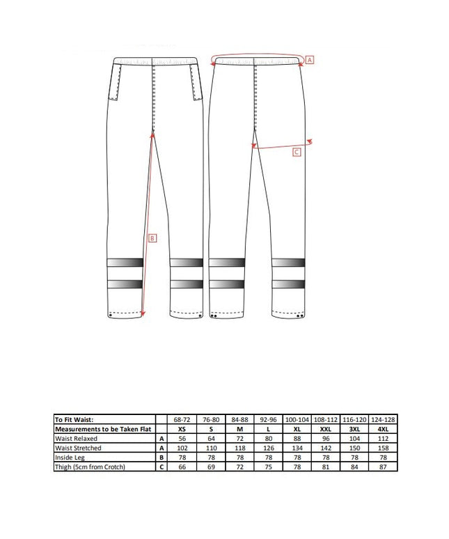 Pantaloni de lucru in talie Portwest IONA LITE S481,cu benzi reflectorizante 100% poliester, 190g