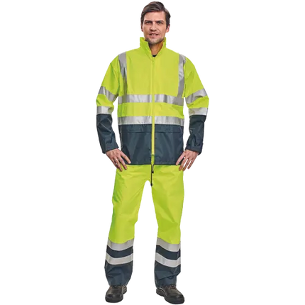 Pantaloni de lucru reflectorizanti Cerva EPPING, 100% poliester, 190 gr/mp