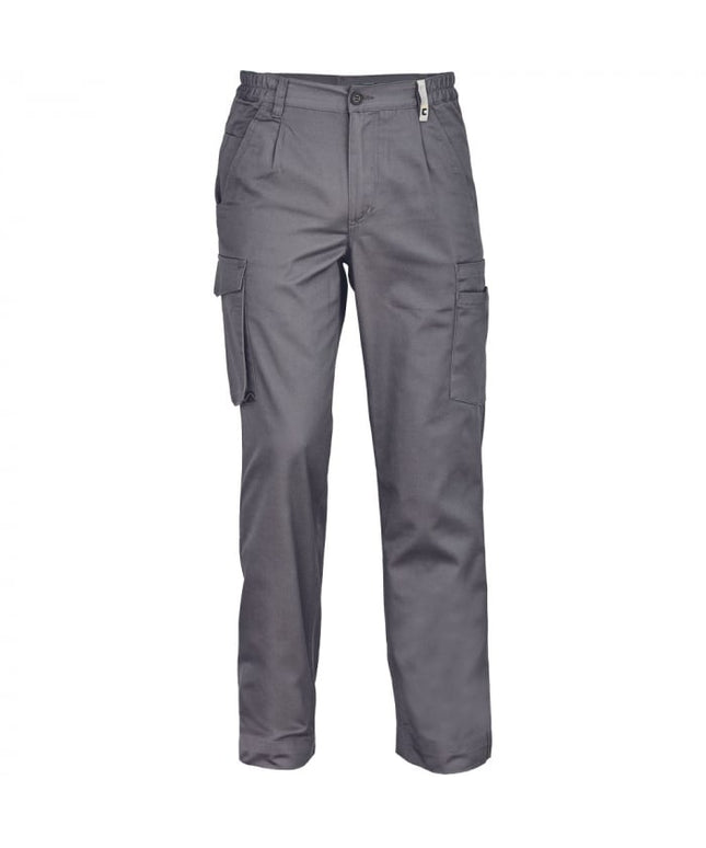 Pantaloni de lucru cu benzi reflectorizante Cerva HUELVA REFLEX, 65% poliester, 35% bumbac, 195 gr/mp