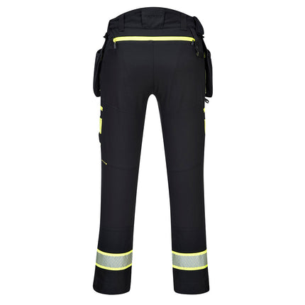 Pantaloni de lucru in talie Portwest HOLSTER DX440 DX3, cu benzi reflectorizante, 93% poliester, 7% elastan, 270g