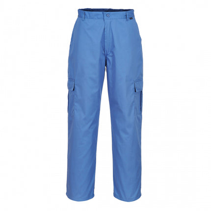 Pantaloni de lucru antistatici Portwest AS11 ESD, 65% poliester, 34% bumbac, 1% fibra conductoare, 210 gr/mp