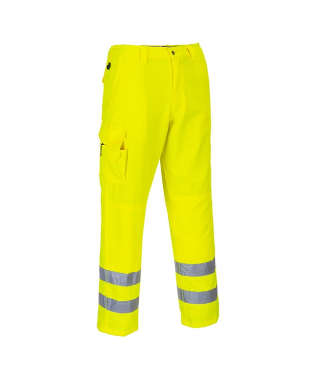 Pantaloni reflectorizanti Portwest COMBAT E046, 65% poliester, 35% bumbac, 245 gr/mp
