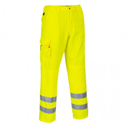 Pantaloni reflectorizanti Portwest COMBAT E046, 65% poliester, 35% bumbac, 245 gr/mp
