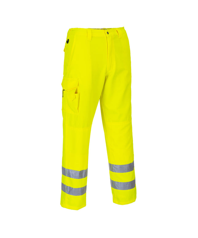 Pantaloni reflectorizanti Portwest COMBAT E046, 65% poliester, 35% bumbac, 245 gr/mp