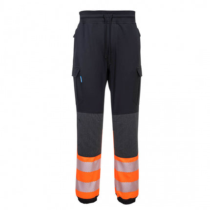 Pantaloni de lucru in talie Portwest FLEXI KX3 KX341, cu benzi reflectorizante, 93% poliester, 7% elastan, 270g