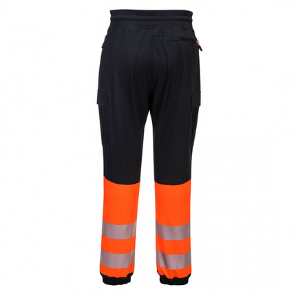 Pantaloni de lucru in talie Portwest FLEXI KX3 KX341, cu benzi reflectorizante, 93% poliester, 7% elastan, 270g