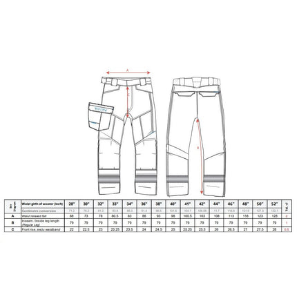 Pantaloni ignifugati Portwest SERVICE FR FR402 WX3, 60% modacrIlic, 36% bumbac, 3% elastan, 1% fibra carbon, 280g