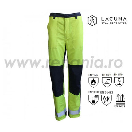Pantaloni ignifugi Lacuna MERU, 79% bumbac, 20% poliester, 1% antistatic, 260 gr/mp