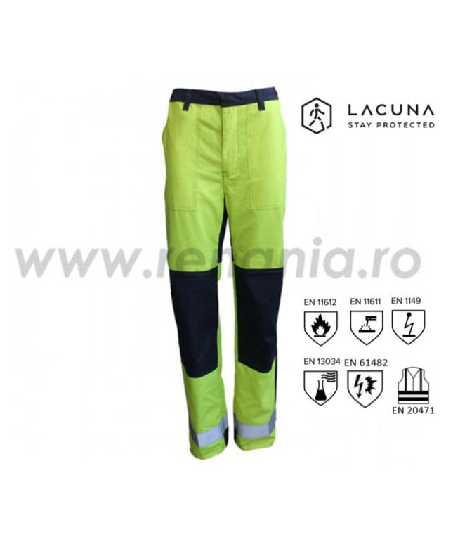 Pantaloni ignifugi Lacuna MERU, 79% bumbac, 20% poliester, 1% antistatic, 260 gr/mp
