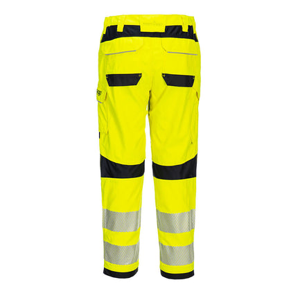 Pantaloni ignifugi reflectorizanti dama Portwest FR409, 60% modacrilic, 39% bumbac, 1% fibre carbon, 280 gr/mp