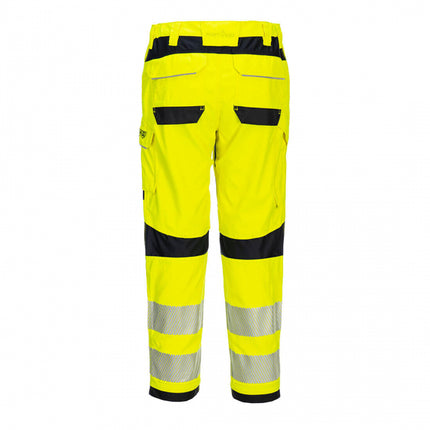 Pantaloni ignifugi reflectorizanti dama Portwest FR409, 60% modacrilic, 39% bumbac, 1% fibre carbon, 280 gr/mp