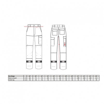 Pantaloni ignifugi reflectorizanti Portwest BIZFLAME ULTRA FR66 ,80% bumbac, 19% poliester, 1% fibra de carbon, 340g
