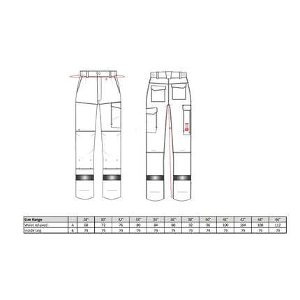 Pantaloni ignifugi reflectorizanti Portwest BIZFLAME ULTRA FR66 ,80% bumbac, 19% poliester, 1% fibra de carbon, 340g