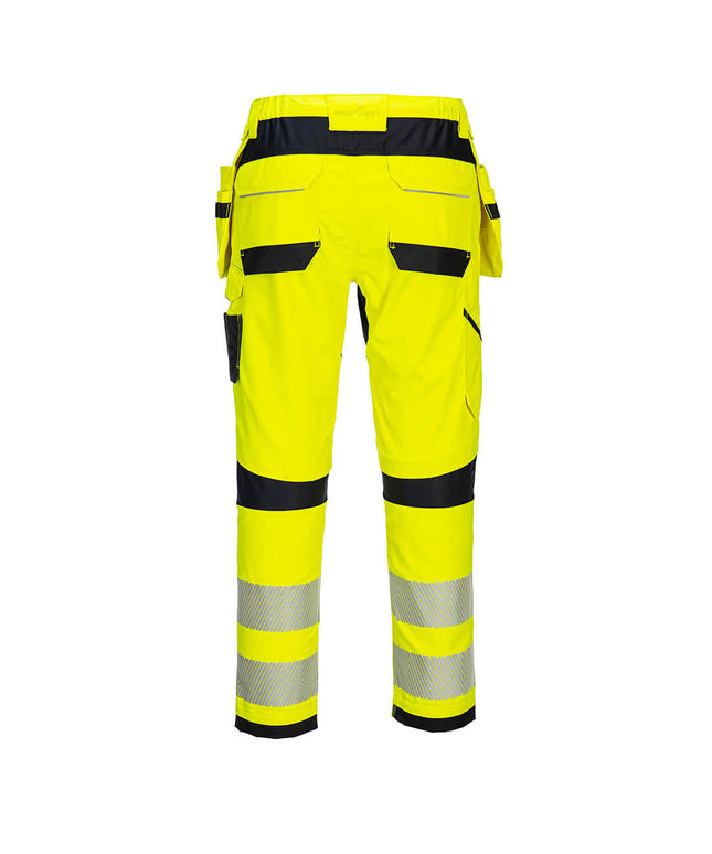 Pantaloni ignifugi reflectorizanti Portwest FR407 HOLSTER, 60% modacrilic, 39% bumbac, 1% fibre carbon, 280 gr/mp