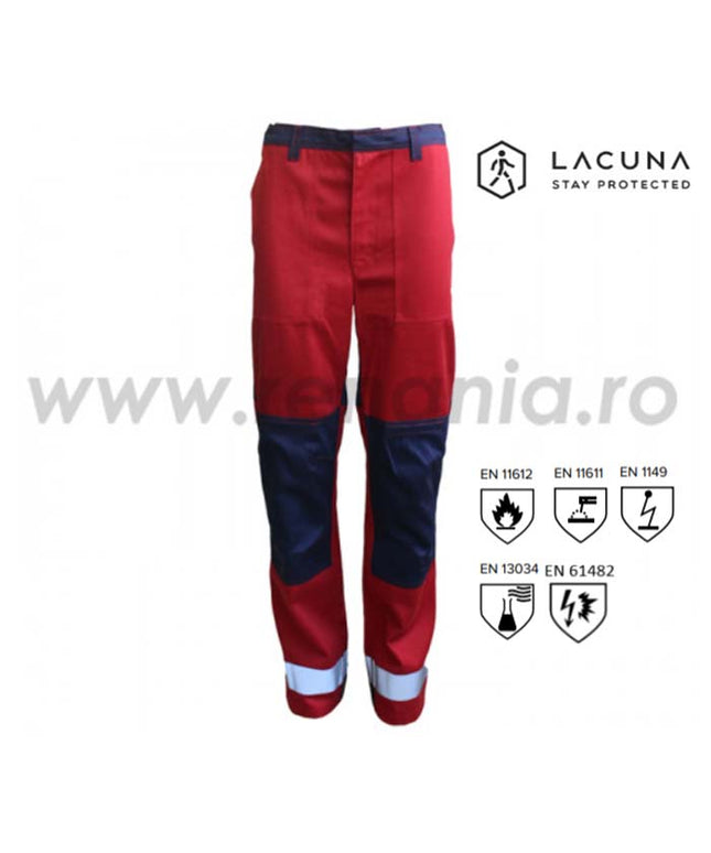 Pantaloni ignifugi Lacuna MERU, 79% bumbac, 20% poliester, 1% antistatic, 260 gr/mp