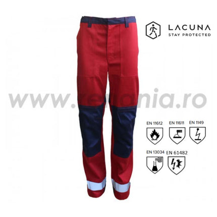 Pantaloni ignifugi Lacuna MERU, 79% bumbac, 20% poliester, 1% antistatic, 260 gr/mp