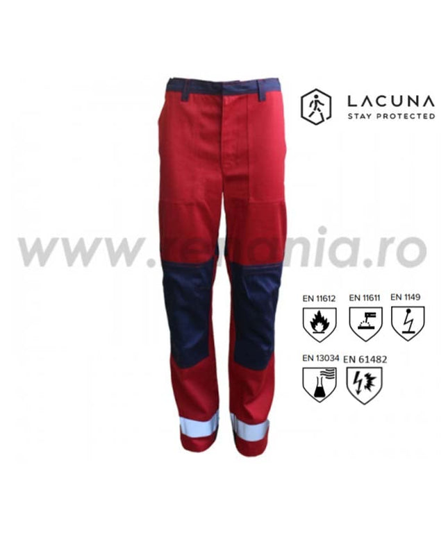 Pantaloni ignifugi Lacuna MERU, 79% bumbac, 20% poliester, 1% antistatic, 260 gr/mp