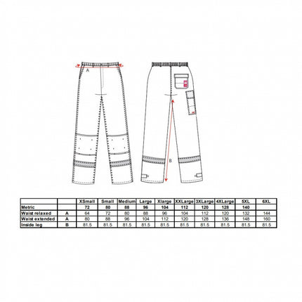Pantaloni ingifugi Portwest BIZFLAME PLUS FR26, 99% bumbac, 1% fibra de carbon, 350g