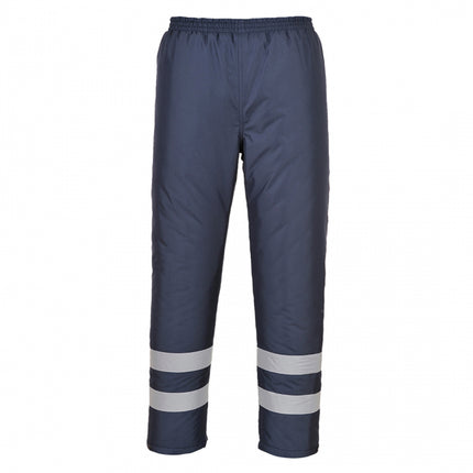 Pantaloni vatuiti de iarna Portwest IONA LITE S482 , cu benzi reflectorizante, 100% poliester, 190g