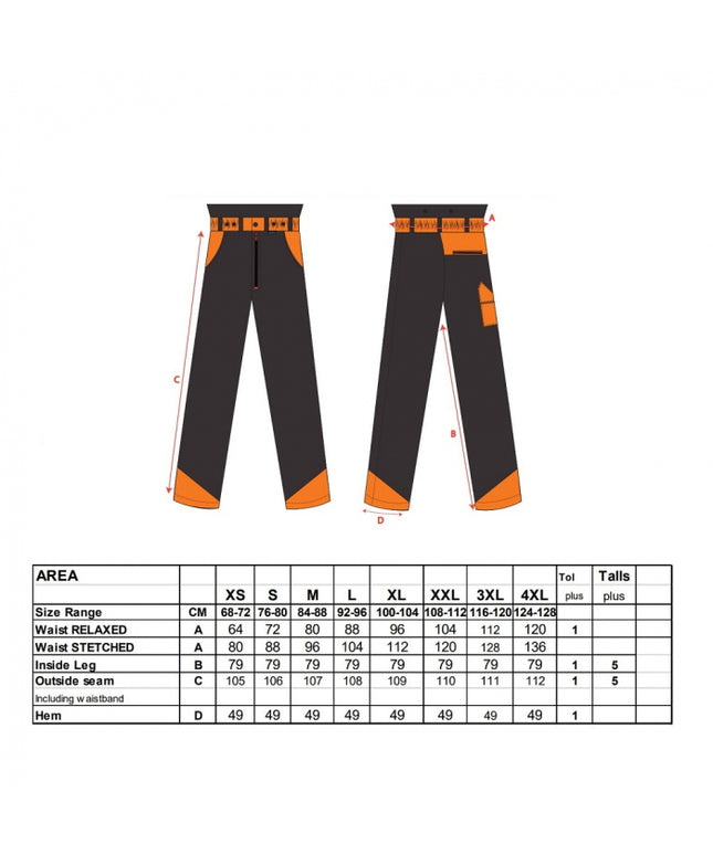Pantaloni in talie Portwest OAK CH11, pentru forestieri, 65% poliester, 35% bumbac, 245g