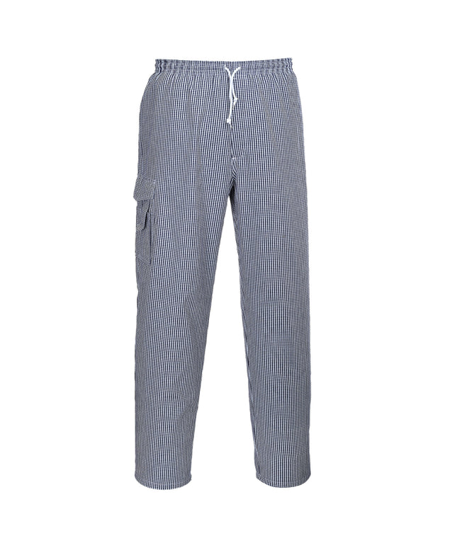 Pantaloni pentru bucatari Portwest BARNET, 100% bumbac, 190 gr/mp