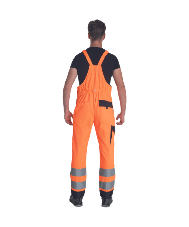 Pantaloni salopeta cu pieptar Cerva TELDE, 65/35 tercot, 195 gr/mp