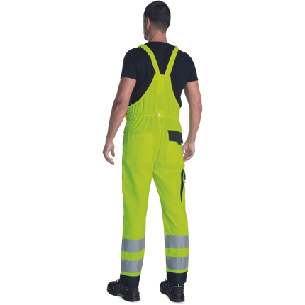 Pantaloni salopeta cu pieptar Cerva TELDE, 65/35 tercot, 195 gr/mp