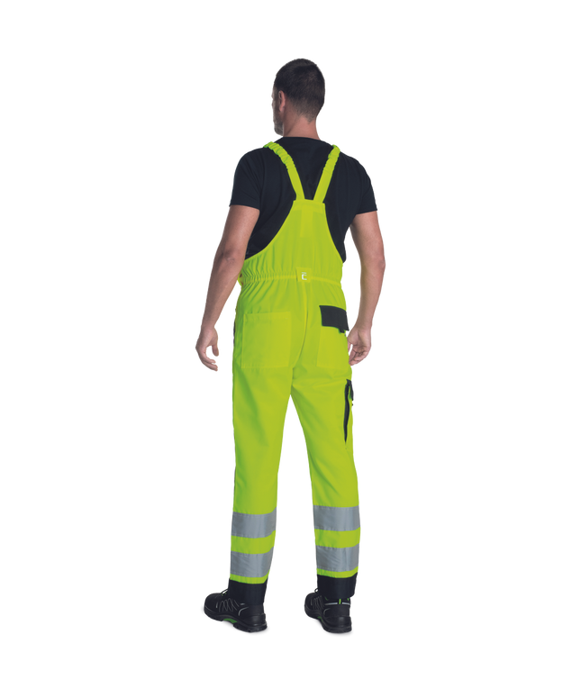 Pantaloni salopeta cu pieptar Cerva TELDE, 65/35 tercot, 195 gr/mp