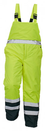 Pantaloni reflectorizanti cu pieptar de iarna Cerva PADSTOW 100 %poliester