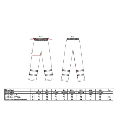Pantaloni reflectorizanti ignifugi Portwest SEALTEX FLAME FR43, antistatici, 100% poliester, 260g