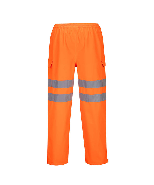 Pantaloni reflectorizanti impermeabili Portwest S597, 100% poliester, 300D Stretch Oxford, 200 gr/mp