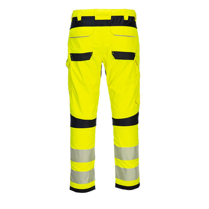 Pantaloni reflectorizanti, ignifugi in talie Portwest FR406, 60% modacrilic, 39% bumbac, 1% fibre carbon, 280 gr/mp