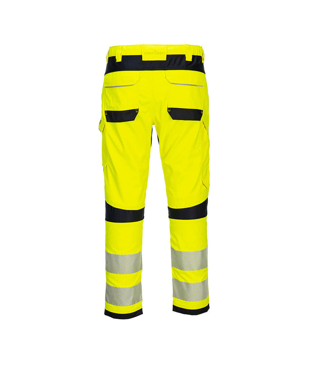 Pantaloni reflectorizanti, ignifugi in talie Portwest FR406, 60% modacrilic, 39% bumbac, 1% fibre carbon, 280 gr/mp