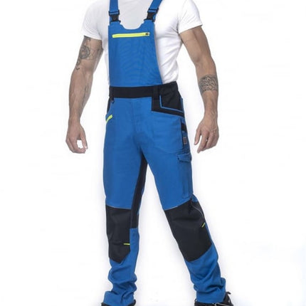 Pantaloni salopeta cu pieptar Ardon 4XSTRETCH, 98% bumbac, 2% elastan, 250 gr/mp