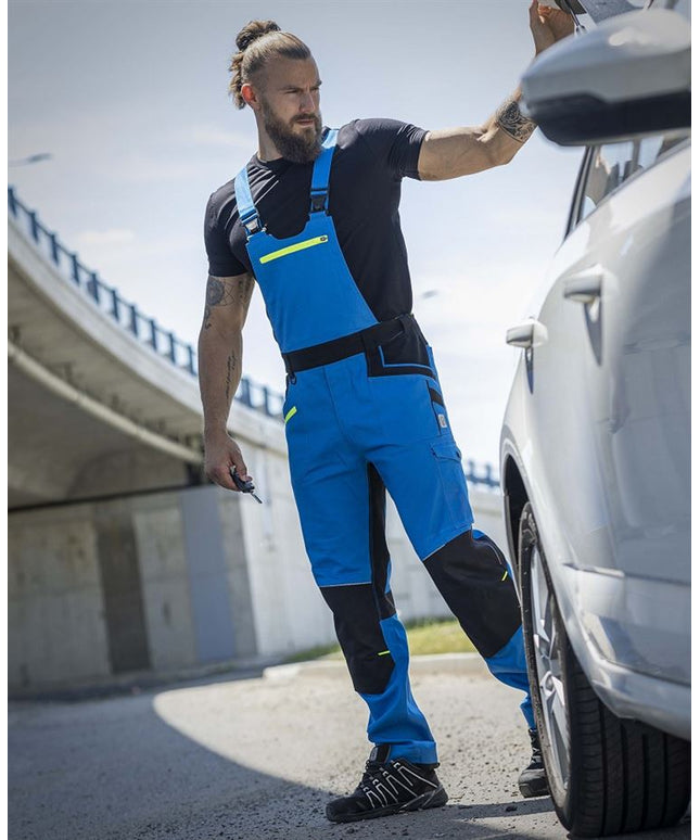 Pantaloni salopeta cu pieptar Ardon 4XSTRETCH, 98% bumbac, 2% elastan, 250 gr/mp