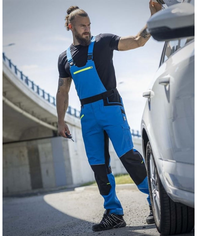 Pantaloni salopeta cu pieptar Ardon 4XSTRETCH, 98% bumbac, 2% elastan, 250 gr/mp