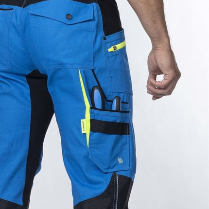 Pantaloni salopeta cu pieptar Ardon 4XSTRETCH, 98% bumbac, 2% elastan, 250 gr/mp